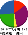 内田クレーン工業 貸借対照表 2010年5月期