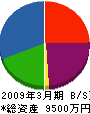芦刈塗装 貸借対照表 2009年3月期