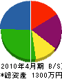 小沢電工 貸借対照表 2010年4月期