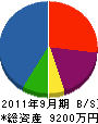松扇園 貸借対照表 2011年9月期