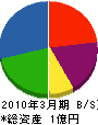 松本電気 貸借対照表 2010年3月期