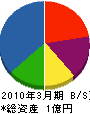 駒井重機建設 貸借対照表 2010年3月期