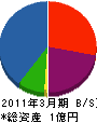 齋藤住建 貸借対照表 2011年3月期