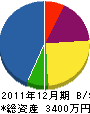 丸孝管工 貸借対照表 2011年12月期