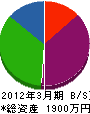 八幡浜電工 貸借対照表 2012年3月期
