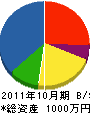 マルヤ通信 貸借対照表 2011年10月期