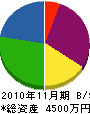 橋本防災設備 貸借対照表 2010年11月期