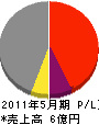 花井柳川 損益計算書 2011年5月期