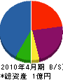 石塚建設 貸借対照表 2010年4月期