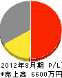 松本観翠園 損益計算書 2012年8月期