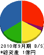 小田森林ログハウジング 貸借対照表 2010年9月期