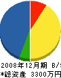 谷沢設備 貸借対照表 2008年12月期