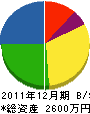 相馬電機 貸借対照表 2011年12月期