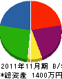 小林ペンキ工業 貸借対照表 2011年11月期