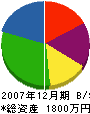 嶋村板金工業所 貸借対照表 2007年12月期