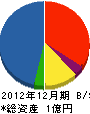 西村建設鋼業 貸借対照表 2012年12月期