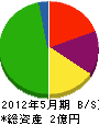 東亜飯田 貸借対照表 2012年5月期