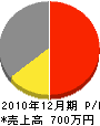 長井工務店 損益計算書 2010年12月期