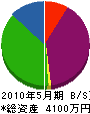 会津通建 貸借対照表 2010年5月期
