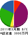 東亜 貸借対照表 2011年3月期