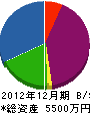 相伸電機工事 貸借対照表 2012年12月期
