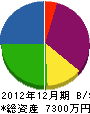 小野産業 貸借対照表 2012年12月期