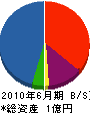 福島 貸借対照表 2010年6月期