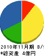 松本電気設備 貸借対照表 2010年11月期