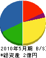 富士電気商会 貸借対照表 2010年5月期