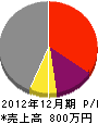 丸眞工業 損益計算書 2012年12月期