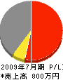武井土建 損益計算書 2009年7月期