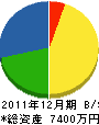 平井設備 貸借対照表 2011年12月期