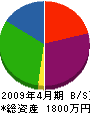 鈴木土建 貸借対照表 2009年4月期
