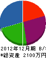 松浩組 貸借対照表 2012年12月期