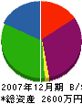 富岡電気 貸借対照表 2007年12月期