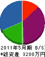鹿本電気商会 貸借対照表 2011年5月期
