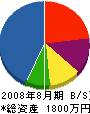 大栄電工 貸借対照表 2008年8月期