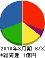 斉藤組 貸借対照表 2010年3月期