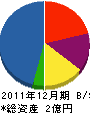 中達組 貸借対照表 2011年12月期