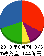 千代田テクノル 貸借対照表 2010年6月期