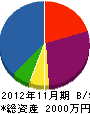 勝南工業 貸借対照表 2012年11月期