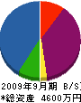 熊田建工 貸借対照表 2009年9月期