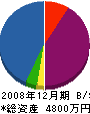 大四商店 貸借対照表 2008年12月期
