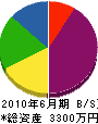 太田ペイント塗装 貸借対照表 2010年6月期