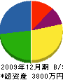 竹ヶ原建設 貸借対照表 2009年12月期