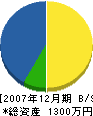 笹谷建設 貸借対照表 2007年12月期