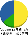 倉田電気商会 貸借対照表 2009年12月期