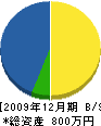 武田建設 貸借対照表 2009年12月期