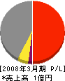 サニーフェンス神奈川 損益計算書 2008年3月期