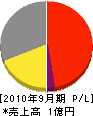 矢野組 損益計算書 2010年9月期